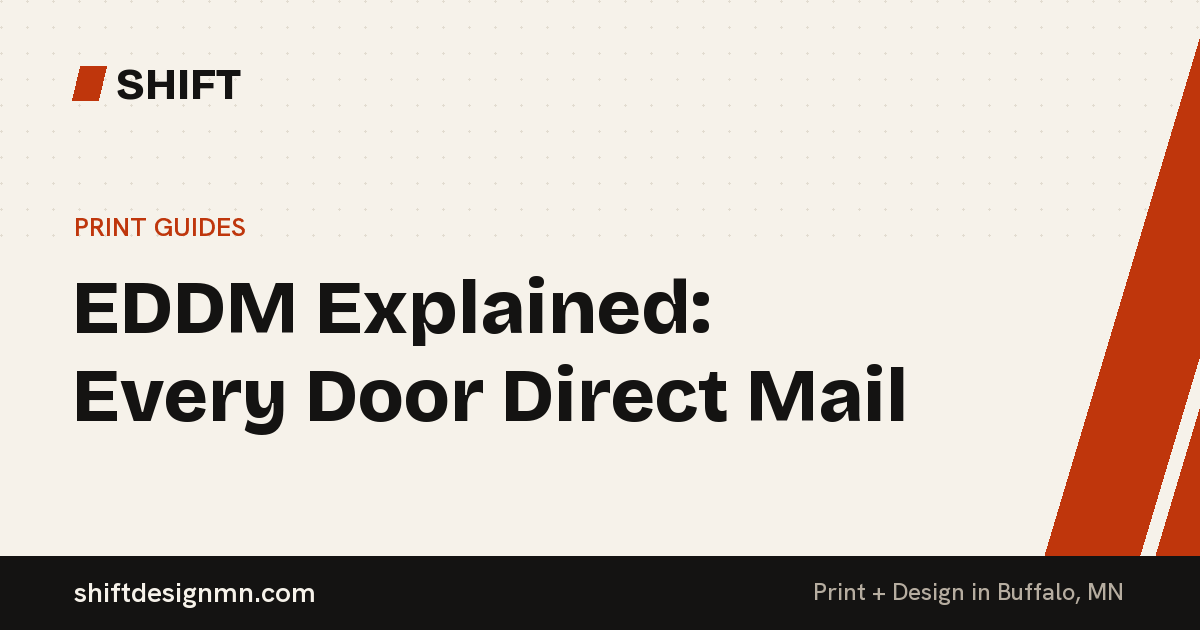 Eddm Address Line EDDM Explained: Every Door Direct Mail | SHIFT Design